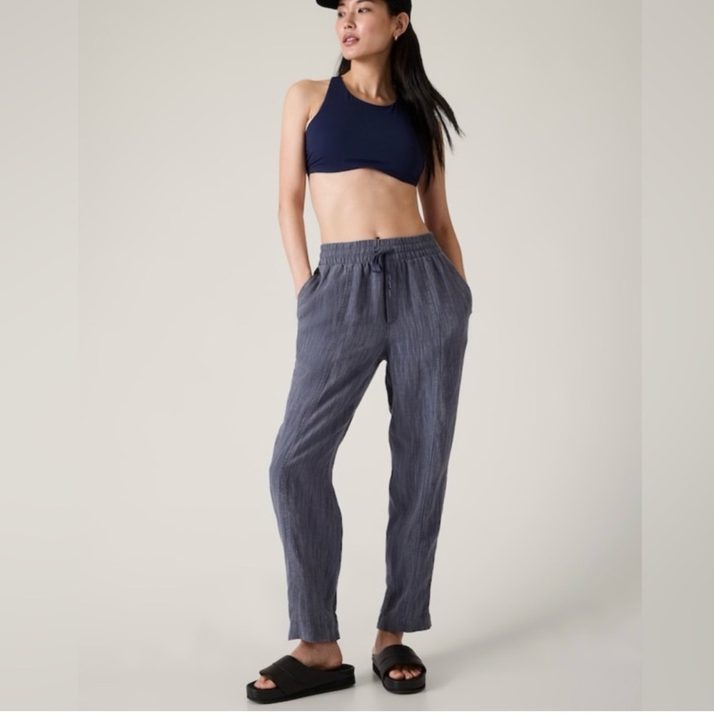 Athleta - RETREAT LINEN ANKLE PANT